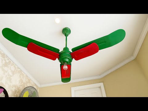 Видео: Самодельный шатающийся потолочный вентилятор, лучший идеальный дизайн!!