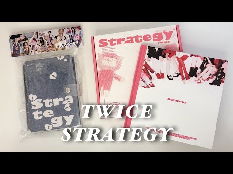 Видео: 🧸распаковка альбомов TWICE - STRATEGY (step 2 ver., highlight ver.) 🎀 kpop album unboxing