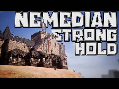 Видео: НЕМЕДИЙСКАЯ КРЕПОСТЬ! — Руководство по сборке Conan Exiles (DLC «Люди Дракона»)