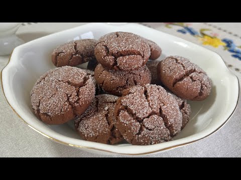 Видео: ПРОЩЕ ПРОСТОГО😍ШОКОЛАДНОЕ ПЕЧЕНЬЕ С ТРЕЩИНКАМИ💯БЮДЖЕТНЫЙ ВАРИАНТ