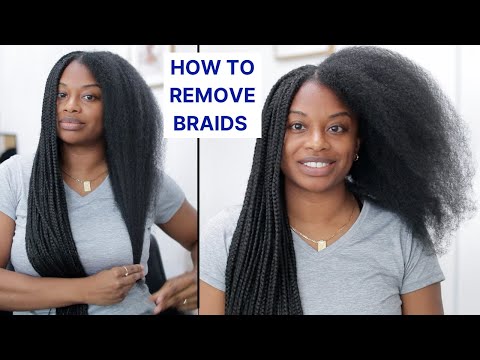 Видео: КАК РАСПУСТИТЬ КОСИЧКИ БЕЗ УЗЛОВ ЧЕРЕЗ 2 МЕСЯЦА | Без естественной ломкости волос