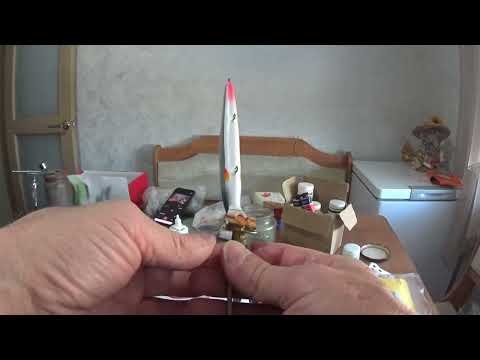 Видео: Фольгированный воблер под плотвичку.