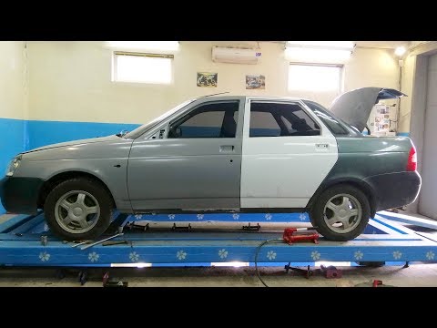 Видео: LADA Priora.  Красивым зазорам быть!  👍🙂 Рихтовка порога. ФИНИШ.