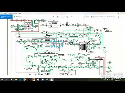 Видео: Электрическая схема пуска дизеля тепловоза ТЭМ18ДМ