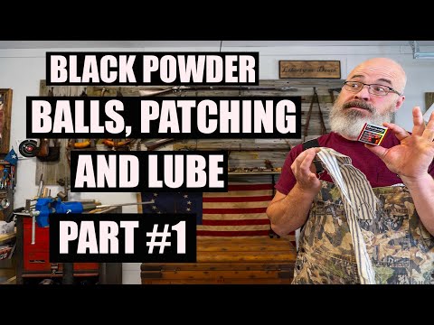Видео: Чёрные пороховые патчи, шарики и смазка. Часть №1 (Новая серия Shooter)