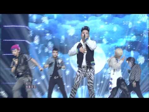 Видео: BIGBANG [BLUE] @SBS Inkigayo Популярная песня 20120318