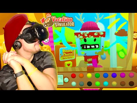 Видео: ХУДОЖНИК НА ОТДЫХЕ  в VR! Vacation Simulator