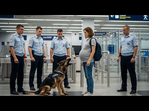 Видео: Полицейская собака залаяла на беременную женщину… Через 30 минут правда шокировала всех!