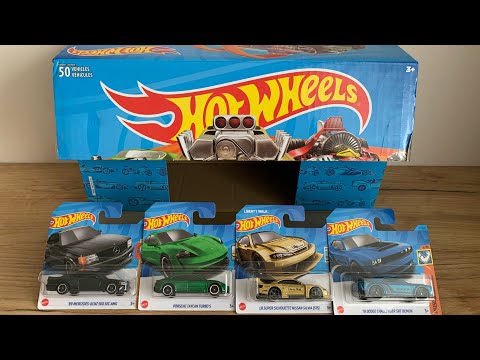 Видео: Hot Wheels 2025. Огляд кейсу 50 шт хот вілс. Мерседес-Бенц, Порше Тайкан, Ніссан Сільвія, Додж