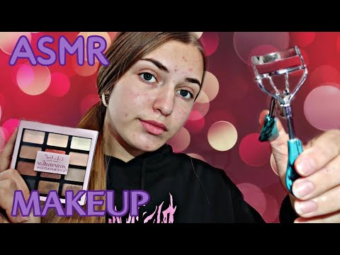 Видео: Asmr||👧🏼Сестра сделает быстрый макияж😍||#asmr