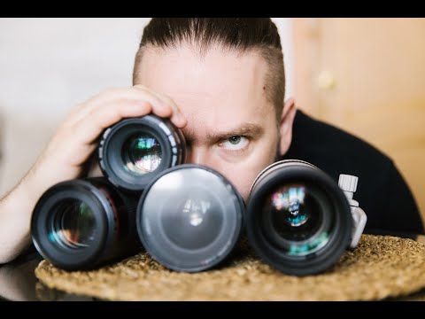 Видео: Основные объективы свадебного фотографа