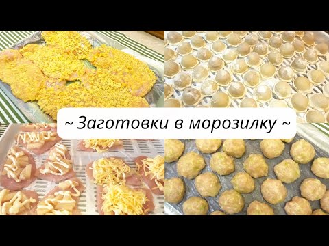 Видео: Заготовки в морозилку на месяц из мяса и птицы 🍗🥩 // Завтраки - обеды - ужины 🥞🍲🥘
