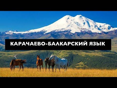 Видео: КАРАЧАЕВО-БАЛКАРСКИЙ ЯЗЫК