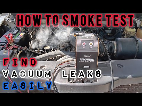 Видео: Как проверить автомобиль или грузовик на наличие утечек вакуума с помощью дымовой машины