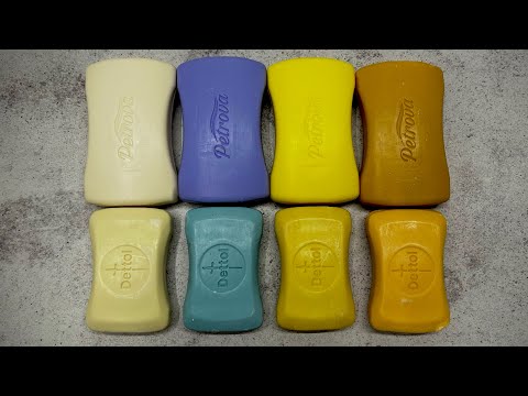 Видео: ASMR soap / Dry soap cutting 💛💜🩵🧡🤍/ Резка сухого мыла «мыльные братья»