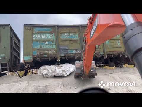 Видео: Doosan 210 колесник ,подменяю машиниста