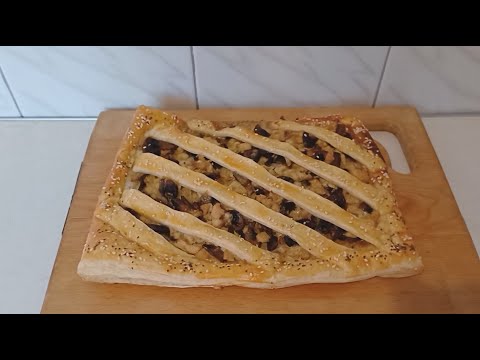 Видео: Пиріг з куркою та грибами із готового тіста/Смакота неймовірна #рецепти #випічка #святковий стіл 206