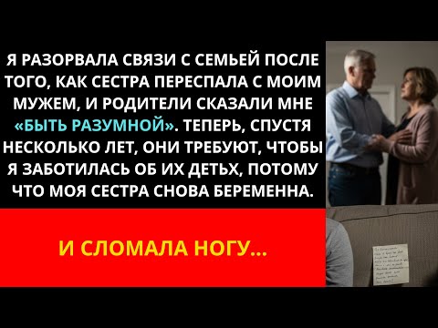 Видео: Разорвала связи с семьей после того, как сестра переспала с моим мужем, а мои родители сказали мне