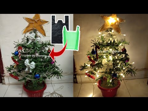 Видео: Как сделать елку из полиэтиленового пакета | ремесленные идеи