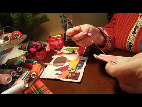 Видео: 18. Лоскутные домики. Пэчворк. Аппликация .