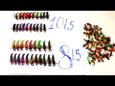 Видео: Мушки на Осень (Новинки 10,8№крючка)Ленок,Хариус. и.т.д.
