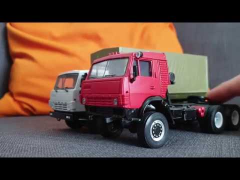Видео: Камаз-53212 с тентом "Автоистория(Аист)" 1:43