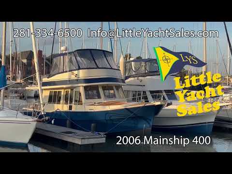 Видео: Идеальная яхта «Great Loop» — Mainship 400 продаётся на Little Yacht Sales