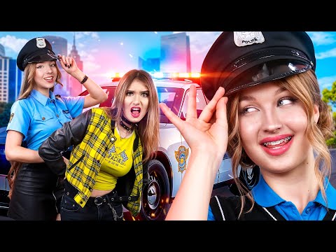 Видео: Сестра Полицейская VS Сестра Преступница || Модели в Тюрьме 24 Часа