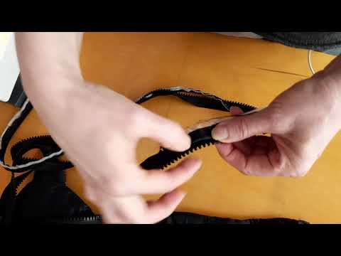 Видео: кант под молнию В ПУХОВИКЕ