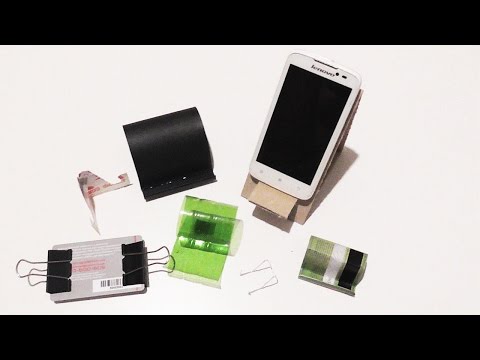 Видео: 8 ЛАЙФХАКОВ КАК СДЕЛАТЬ ПОДСТАВКИ ДЛЯ СМАРТФОНА ПЛАНШЕТА