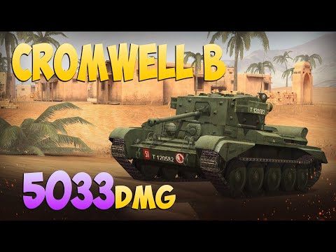 Видео: Cromwell B - 8 Фрагов 5K Урона - Горячий! - Мир Танков