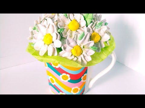 Видео: ЗЕФИРНЫЕ РОМАШКИ БЕЗ САХАРА #зефирнаяфлористика #зефирныецветы #кондитер #цветы #рецепты #cake