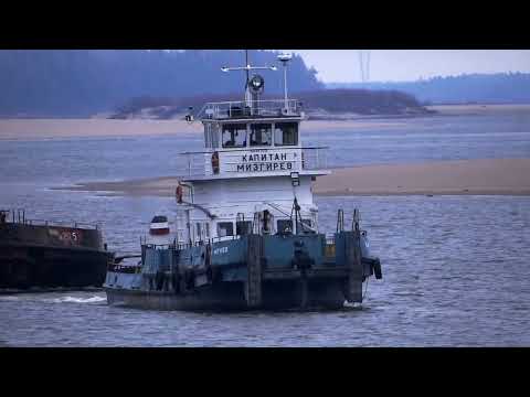 Видео: БУКСИР-толкач КАПИТАН МИЗГИРЁВ