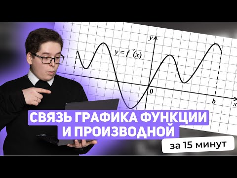 Видео: СВЯЗЬ ГРАФИКА ФУНКЦИИ И ПРОИЗВОДНОЙ ЗА 15 МИНУТ | МАТЕМАТИКА 10 КЛАСС | 99 БАЛЛОВ