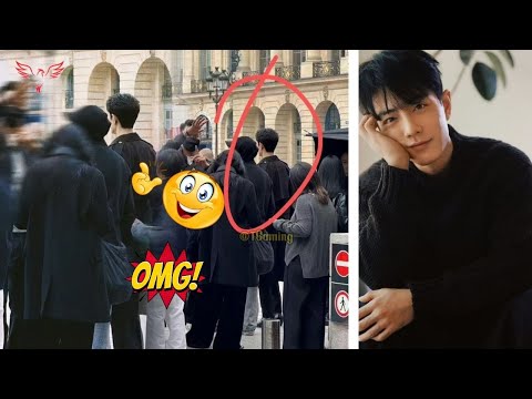 Видео: Вау 😲, Сяо Чжань был замечен в Париже, Франция! 🇫🇷✨