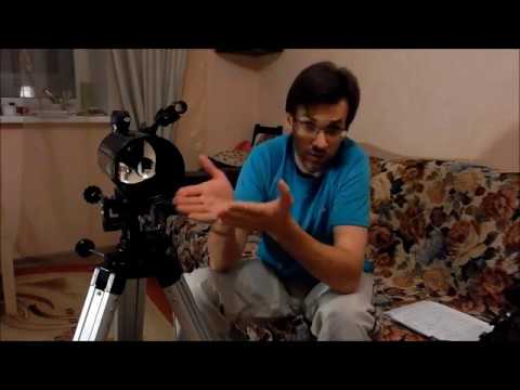 Видео: Sky-Watcher BK 804 и Sky-Watcher Mak 102 на монтировке Sky-Watcher AZ3. Обзор монтировки AZ3