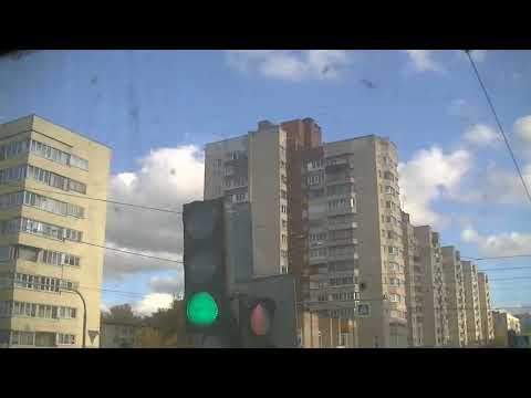 Видео: трамвай Санкт-Петербурга : ЛВС86К 5029 по 61