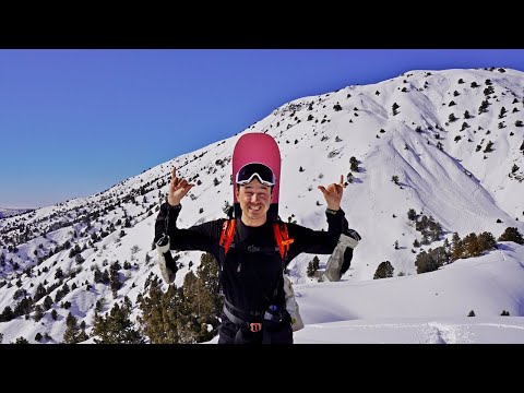 Видео: Фрирайд в Узбекистане. Амирсой. Атабек. GoPro 8. Борисов Алексей.