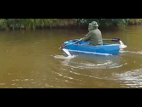 Видео: Разборная лодка малютка. Увеличение плавучести.