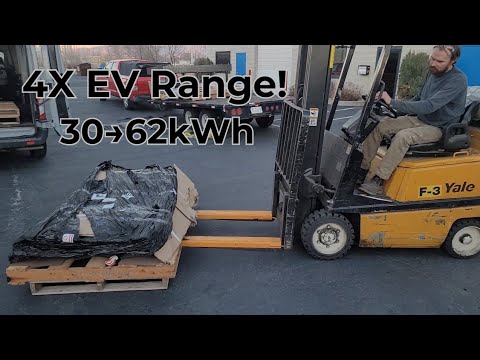 Видео: Увеличиваем запас хода моего Nissan Leaf в четыре раза! Замена аккумулятора на 62 кВт·ч