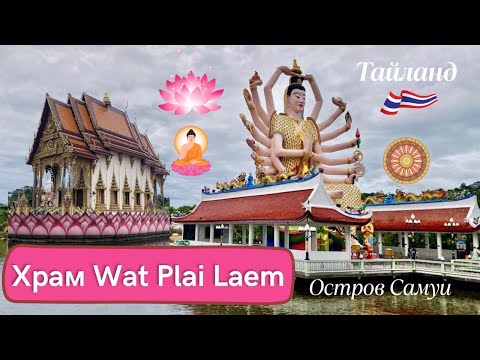 Видео: Ват Плай Лаем- Храм Многорукой Богини на Самуи! 🐲 | Рай для фотографов | За 9 минут | Wat Plai Laem