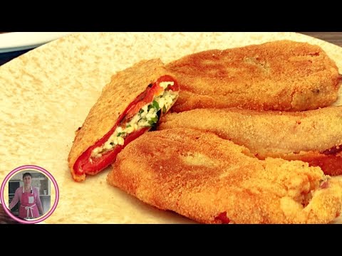 Видео: Панирани чушки(чушки бюрек).Peppers breaded white cheese👩‍🍳, subtitles available
