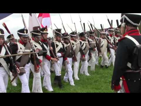 Видео: Реконструкция Бородинского сражения 1812 г.