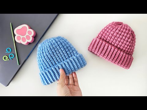 Видео: На любой размер 🔥 Детская Шапка крючком. Вязание для начинающих. Crochet Hat