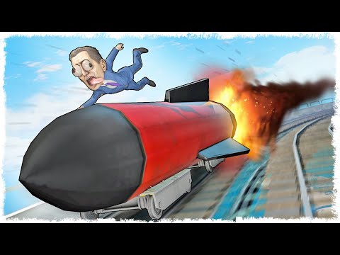 Видео: ПРИВЯЗАЛ РАКЕТУ К ...... В GARRY'S MOD!!!