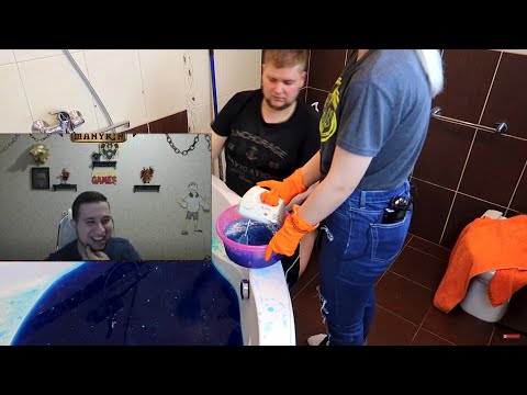 Видео: Манурин смотрит: ВАННА ИЗ ЛИЗУНА|САМЫЙ ГИГАНТСКИЙ ЛИЗУН БЕЗ КЛЕЯ СЛАЙМ ЧЕЛЛЕНДЖ SLIME BATH CHALLENGE