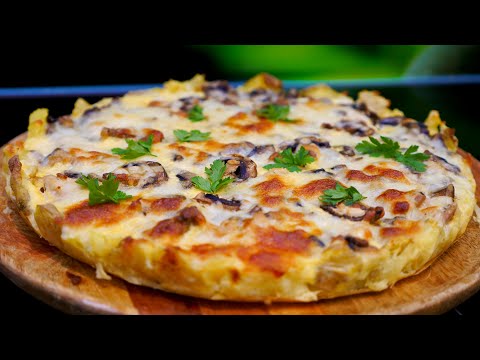 Видео: Пирог "Жульен" Вкуснее пиццы и проще запеканки!