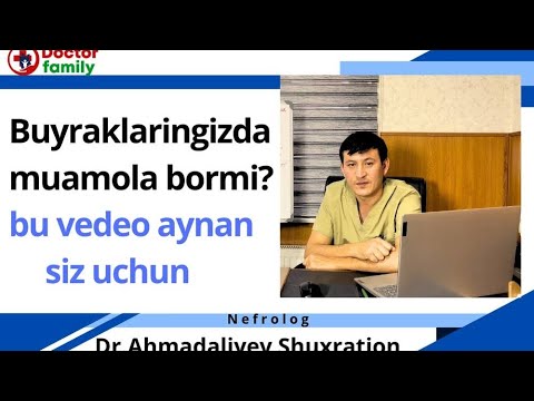 Видео: Surunkali glomerulonefrit kasalligi xayot uchun qanchalik xavfli #почка
