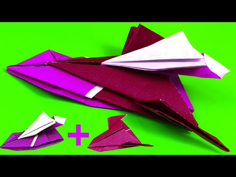 Видео: Как оригами комбинированные машинки 2 🟩 превратить мини-машинку в быструю летающую машину