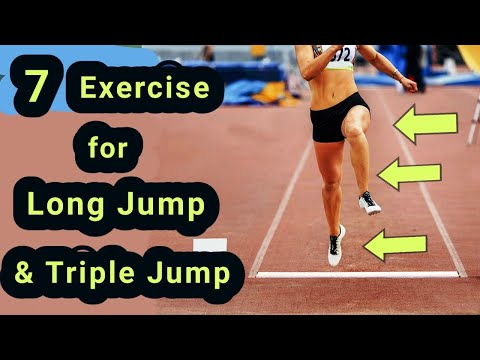 Видео: Упражнения для прыжков в длину и тройных прыжков ||Тренировка по прыжкам в длину || Техника и трю...